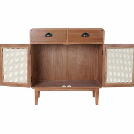 Anrichte DKD Home Decor Paulonia-Holz Rattan