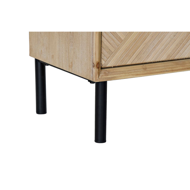 Anrichte DKD Home Decor Schwarz natürlich 80 x 35 x 95 cm