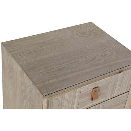 Nachttisch DKD Home Decor Tanne natürlich Schwarz Holz MDF 45 x 35 x 60 cm