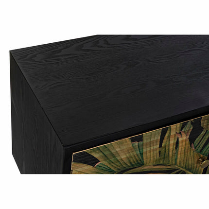 Anrichte DKD Home Decor Schwarz Tanne Metall MDF grün