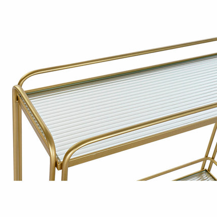Tevogn DKD Home Decor 80 x 28 x 81 cm Kristall Gold Metall