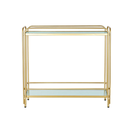 Tevogn DKD Home Decor 80 x 28 x 81 cm Kristall Gold Metall