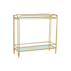 Tevogn DKD Home Decor 80 x 28 x 81 cm Kristall Gold Metall