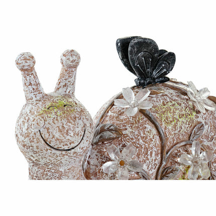 Deko-Figur DKD Home Decor 20,5 x 10 x 17 cm natürlich Rosa grün tiere Shabby Chic (3 Stücke)
