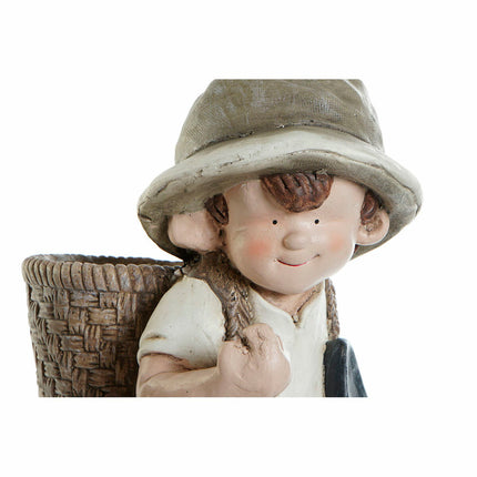 Deko-Figur DKD Home Decor 34 x 21 x 50 cm Blau Rosa Kinder (2 Stück)