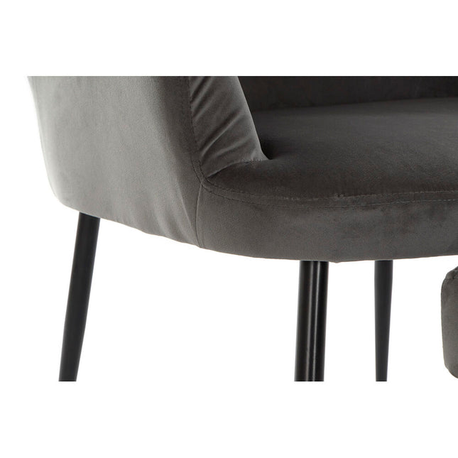 Sessel DKD Home Decor Schwarz Beige Metall Polyester (70 x 60 x 84 cm)