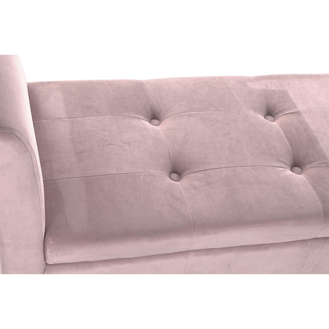 Barhocker DKD Home Decor   Rosa Holz Polyester (130 x 44 x 69 cm)