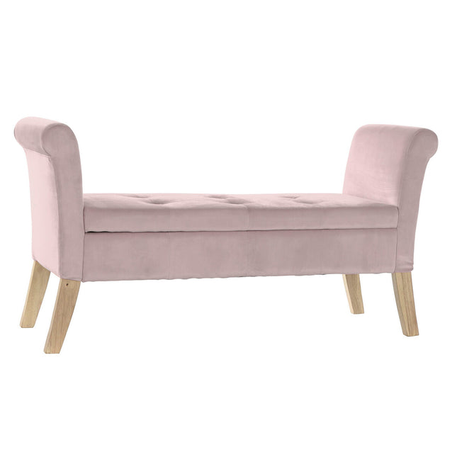 Barhocker DKD Home Decor   Rosa Holz Polyester (130 x 44 x 69 cm)