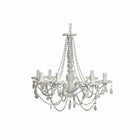 Deckenlampe DKD Home Decor Weiß Metall Tanne Kunststoff 40 W Romantisch Decapé 220 V 65 x 65 x 53 cm