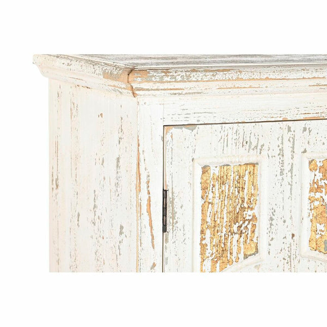 Anrichte DKD Home Decor Weiß Tanne Gold Holz MDF (93,5 x 36,5 x 110 cm)