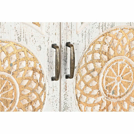 Anrichte DKD Home Decor Weiß Tanne Gold Holz MDF (93,5 x 36,5 x 110 cm)