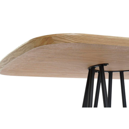 Esstisch DKD Home Decor natürlich Schwarz Metall 180 x 100 x 76 cm Holz MDF