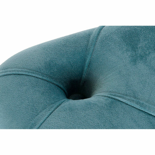 Barhocker DKD Home Decor   Blau Polyester Samt Holz MDF (88 x 53 x 48 cm)