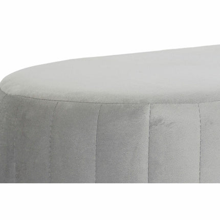 Hocker DKD Home Decor   Grau Gold Metall (123 x 50 x 45 cm)