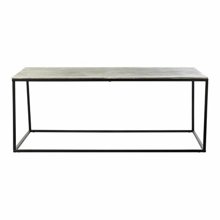 Couchtisch DKD Home Decor Metall Aluminium (111,7 x 61 x 43 cm)