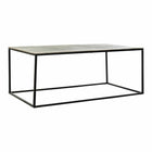 Couchtisch DKD Home Decor Metall Aluminium (111,7 x 61 x 43 cm)