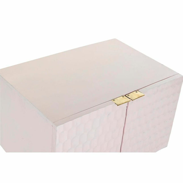 Anrichte DKD Home Decor   Rosa Gold Metall Mango-Holz (63 x 43 x 52 cm)