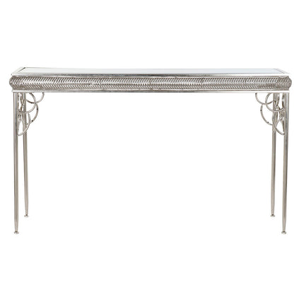 Beistelltisch DKD Home Decor Spiegel Silberfarben Metall 122 x 31 x 72 cm