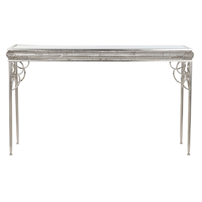 Beistelltisch DKD Home Decor Spiegel Silberfarben Metall 122 x 31 x 72 cm