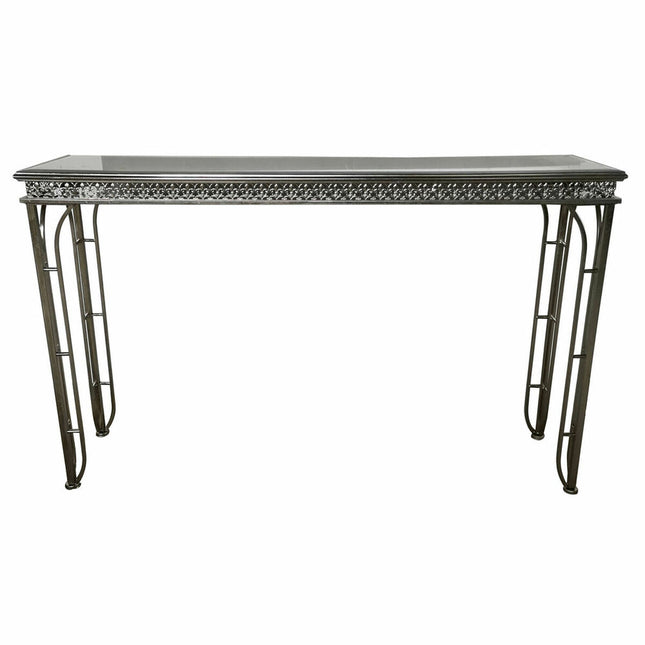 Beistelltisch DKD Home Decor 120 x 30 x 74 cm Spiegel Silberfarben Metall