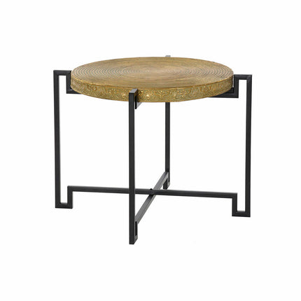 Beistelltisch DKD Home Decor Metall Helles Kupferbraun (62 x 62 x 45 cm)