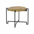 Beistelltisch DKD Home Decor Metall Helles Kupferbraun (62 x 62 x 45 cm)