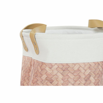Korb-Set DKD Home Decor Leinwand Polyester 34 x 34 x 35 cm