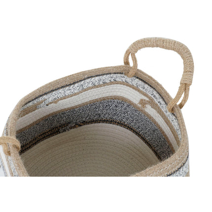 Korb-Set DKD Home Decor 30 x 30 x 20 cm Jute Boho