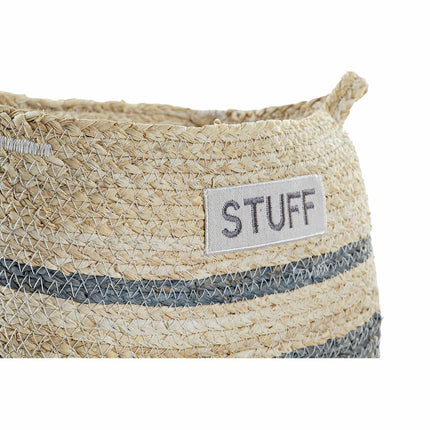 Korb-Set DKD Home Decor 30 x 20 x 20 cm Naturfaser Boho