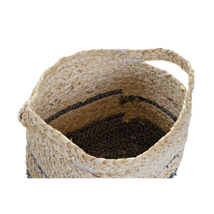 Korb-Set DKD Home Decor 30 x 20 x 20 cm Naturfaser Boho