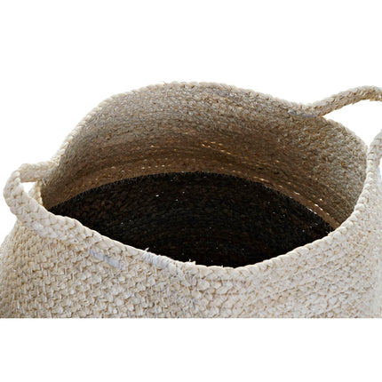 Korb-Set DKD Home Decor Naturfaser (40 x 40 x 38 cm)