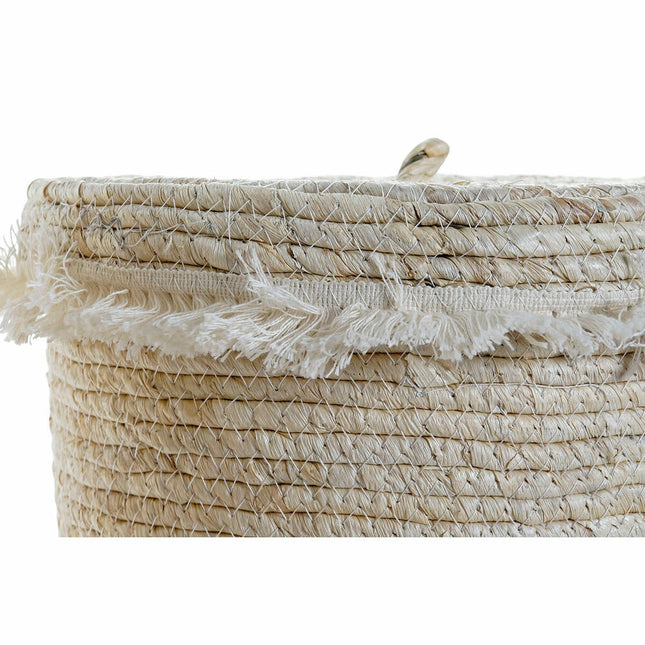 Korb-Set DKD Home Decor Faser (36 x 36 x 35 cm)