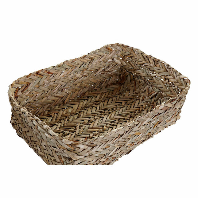 Korb-Set DKD Home Decor Naturfaser (39 x 24 x 15 cm)