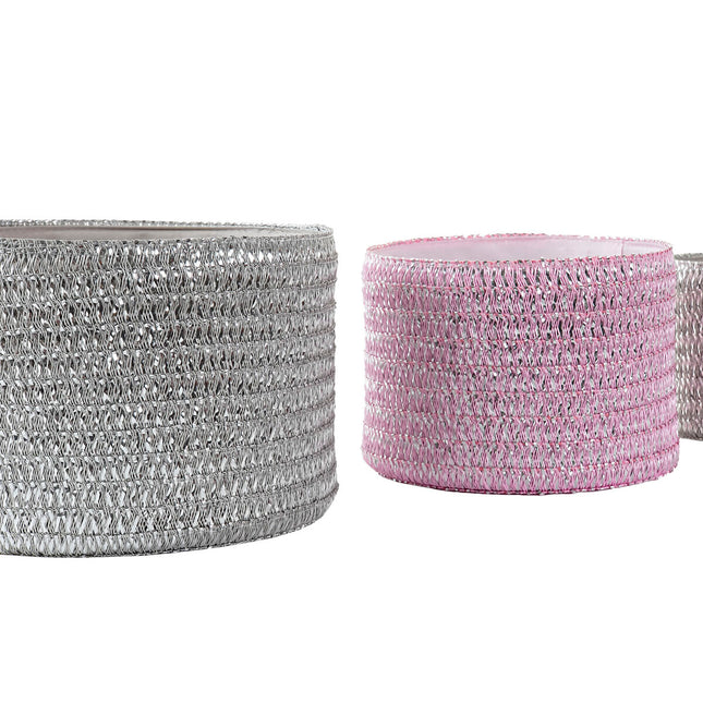 Korb-Set DKD Home Decor PP (3 pcs) (27 x 27 x 17 cm)