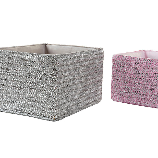Korb-Set DKD Home Decor PP (29 x 23 x 19 cm) (3 pcs)