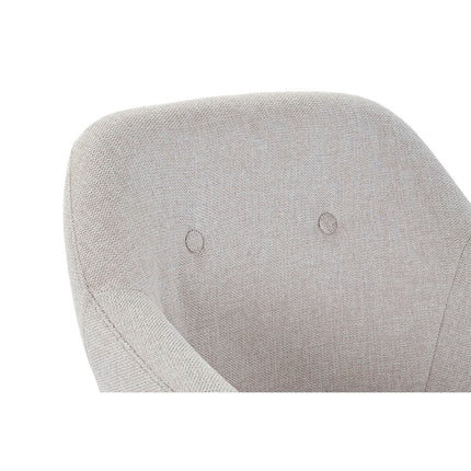 Sessel DKD Home Decor Beige Gold Metall 63 x 64 x 70 cm