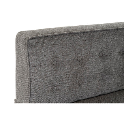 Sessel DKD Home Decor Holz Braun Leinen Dunkelgrau (80 x 66 x 72 cm)