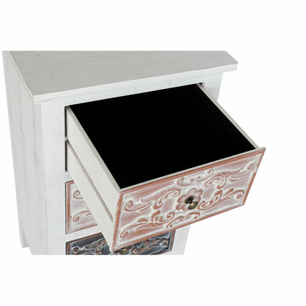 Schubladenschrank DKD Home Decor Braun MDF Weiß Dunkelbraun Araber (48 x 36 x 81 cm)