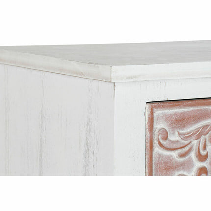 Schubladenschrank DKD Home Decor Braun MDF Weiß Dunkelbraun Araber (48 x 36 x 81 cm)