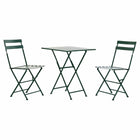 Tisch-Set mit 2 Stühlen DKD Home Decor Metall 87 cm 60 x 60 x 75 cm