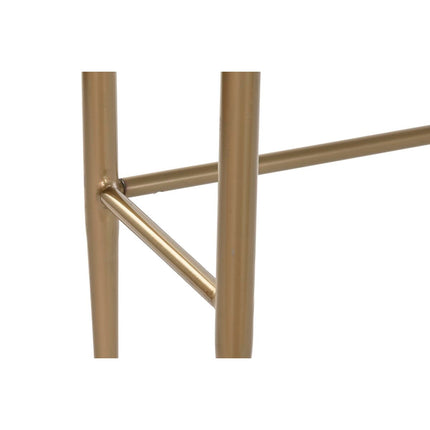 Konsole DKD Home Decor 90 x 45 x 74 cm Gold Weiß Eisen Mango-Holz