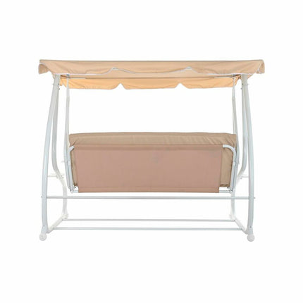 Bank DKD Home Decor Beige Schaukel Polyester Stahl (210 x 120 x 164 cm)