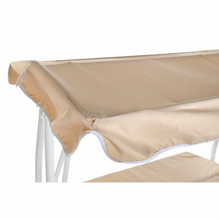 Bank DKD Home Decor Beige Schaukel Polyester Stahl (210 x 120 x 164 cm)