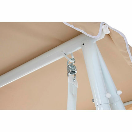 Bank DKD Home Decor Beige Schaukel Polyester Stahl (210 x 120 x 164 cm)