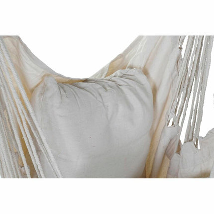 Hängematte DKD Home Decor Beige Baumwolle Kiefer (90 x 90 x 135 cm)