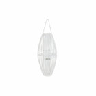 Kerzenschale DKD Home Decor Weiß 36 cm Kristall korb