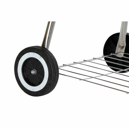 Kohlegrill mit Deckel und Rädern DKD Home Decor Rot 60 x 57 x 80 cm Stahl (60 x 57 x 80 cm)