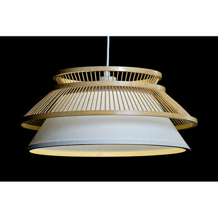 Deckenlampe DKD Home Decor natürlich Weiß 220 V 50 W (46 x 46 x 20 cm)