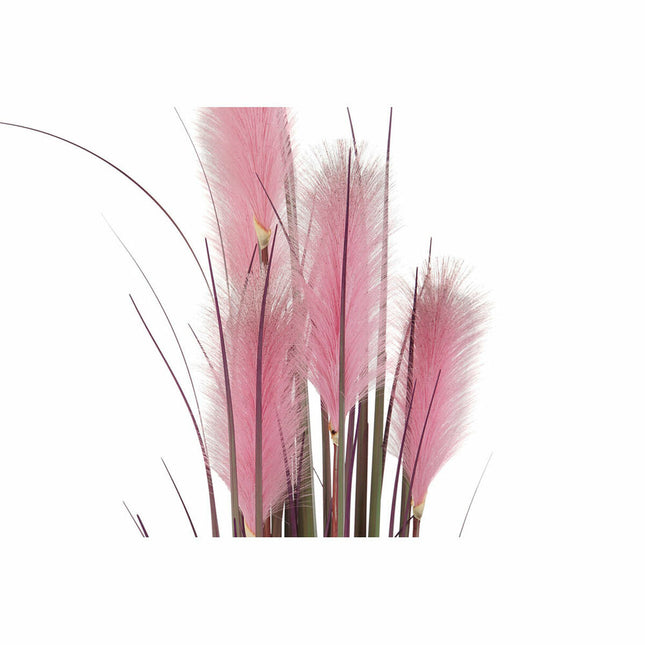 Dekorationspflanze DKD Home Decor Rosa Stoff Stahl Kunststoff PVC (30 x 30 x 150 cm)