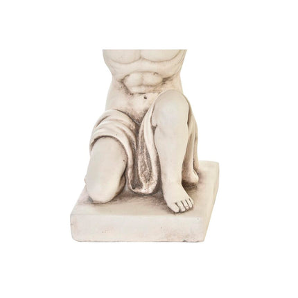Dekorative Gartenfigur DKD Home Decor Atlas Weiß Magnesium (31 x 28 x 56 cm)